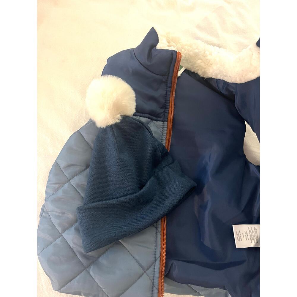 Waterproof Winter Vest & Matching Hat, 3T NWT - Picture 2 of 3